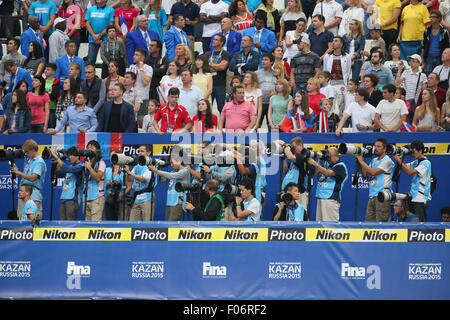 Kazan, Russland. 8. August 2015. Allgemeine Anzeigen Schwimmen: 16. FINA World Championships Kazan 2015 in Kasan Arena in Kazan, Russland. © Yohei Osada/AFLO SPORT/Alamy Live-Nachrichten Stockfoto