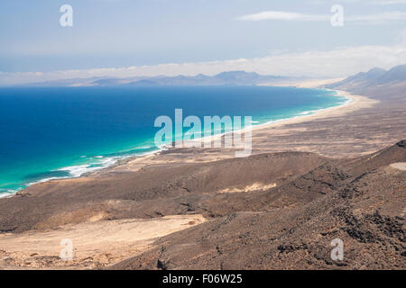 Cofete Strand an der südwestlichen Küste von Fuerteventura Stockfoto