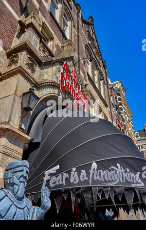 Der Amsterdam Dungeon, in Amsterdam, Niederlande, folgt ein ähnliches Format auf dem London Dungeon Stockfoto