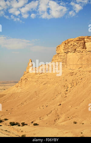 Clay Felsen Stadt Riad in Saudi Arabien Stockfoto