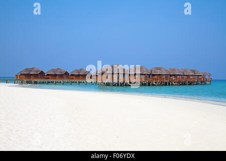 Malediven Insel. Paradies in den Tropen. Stockfoto