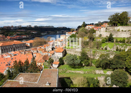 Jardim Municipal Horto Das Virtudes - Garten der Tugenden in Porto, Portugal. Stockfoto