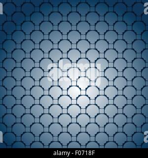 abstrakte dunkelblau wiederholen Hintergrund-Vektor-illustration Stock Vektor