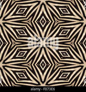 Kaleidoskop abstrakte nahtlose Hintergrund der Zebrastreifen. Schöne natürliche Fellmuster. Stockfoto