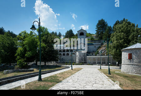 Orthodoxe Kloster der Geburt der Jungfrau Maria in Cetinje, Montenegro, Balkan Stockfoto