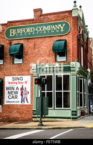 Burford Werbung Inc. Büros, 125 East Main Street, Richmond, Virginia Stockfoto