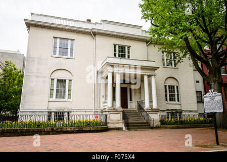 Benjamin Watkins Leigh House (aka Wickham-Leigh House), 1000 East Clay Street, Richmond, Virginia Stockfoto