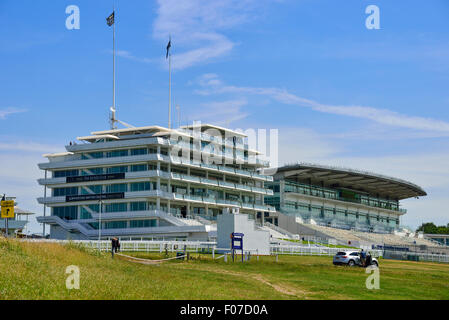 Epsom Downs Racecourse (Heimat des Derby), Epsom Downs, Epsom, Surrey, England, Vereinigtes Königreich Stockfoto