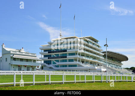 Epsom Downs Racecourse (Heimat des Derby), Epsom Downs, Epsom, Surrey, England, Vereinigtes Königreich Stockfoto