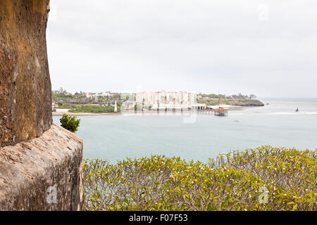 Blick vom historischen Fort Jesus in Mombasa, Kenia Stockfoto