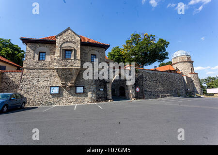 Burg Hnevin, die meisten. Nord-Böhmen, Tschechische Republik Stockfoto