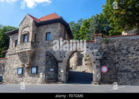 Burg Hnevin, die meisten. Nord-Böhmen, Tschechische Republik Stockfoto