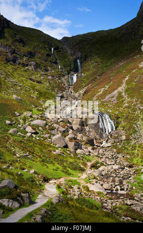 Mahon Falls, Comeragh Mountains, Grafschaft Waterford, Irland Stockfoto