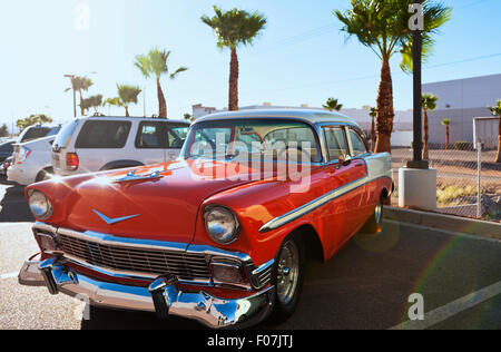 Eine klassische 1956 Chevrolet Bel Air Stockfoto