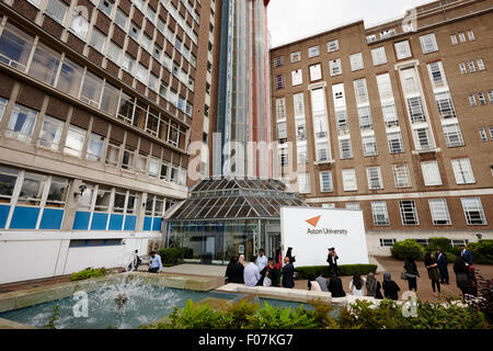 Aston University in Birmingham UK Hauptgebäude Stockfoto