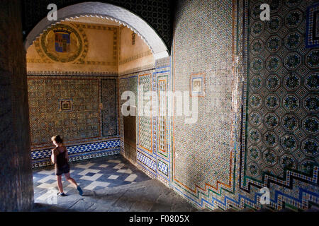 Casa de Pilatos, Pilatus-Haus. Sevilla, Andalusien, Spanien. Stockfoto