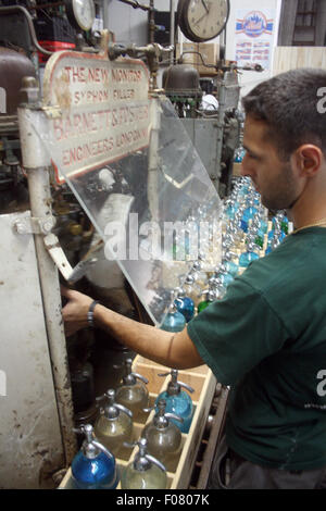 New York, USA. 28. Juli 2015. Alex Gomberg arbeitet bei der Gomberg Seltzer arbeitet in New York, USA, 28. Juli 2015. Foto: Christina Horsten/Dpa/Alamy Live News Stockfoto