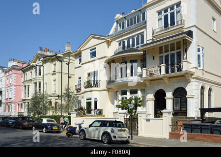 Häuser auf Albert Terrasse, Primrose Hill, London Borough of Camden, London, England, United Kingdom Stockfoto