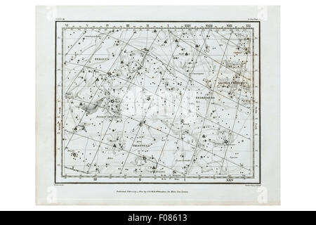 Alexander Jamiesons himmlischen Atlas Stockfoto