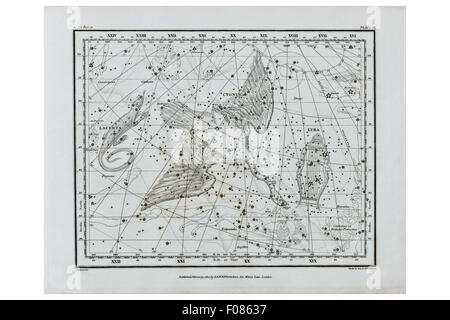 Alexander Jamiesons himmlischen Atlas Stockfoto