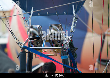 Heißluft-Ballon-Brenner Stockfoto