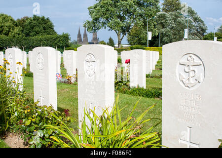 Britische Grab eines unbekannten Seemanns aus dem zweiten Weltkrieg Stockfoto