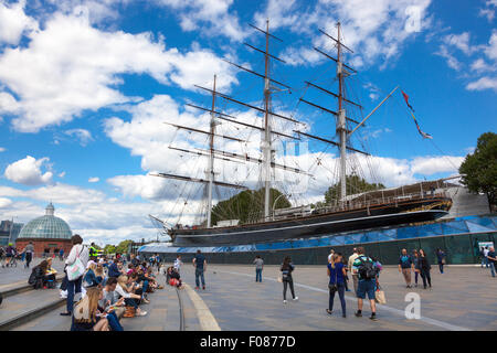 Die Cutty Sark in Greenwich, London England Stockfoto