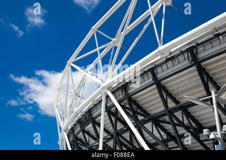 Detail der 2012 Olympic Stadium in London, Großbritannien Stockfoto