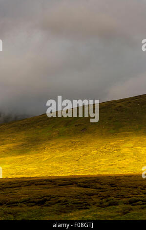 Moor und Hügeln am Crove, County Donegal, Irland Stockfoto