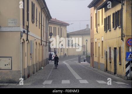 Cassinetta di Lugagnano typischen kleinen Dorf in der Nähe von Mailand (Lombardei, Italien) Stockfoto