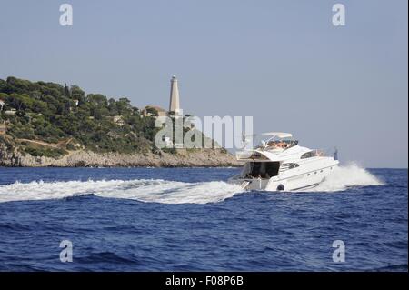 Frankreich, Côte d ' Azur, der Leuchtturm von Cap Ferrat Stockfoto