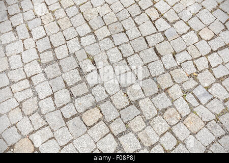 Natürlichen grauen Steinpflaster Textur im Hintergrund. Stockfoto