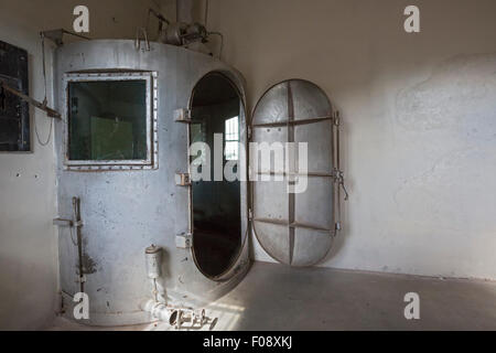 Rawlins, Wyoming - Gaskammer an der ehemaligen Wyoming State Penitentiary. Das Gefängnis wurde 1981 geschlossen. Stockfoto