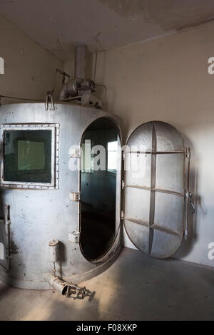 Rawlins, Wyoming - Gaskammer an der ehemaligen Wyoming State Penitentiary. Das Gefängnis wurde 1981 geschlossen. Stockfoto