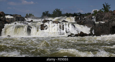 Great Falls der Maryland Potomac River. Stockfoto