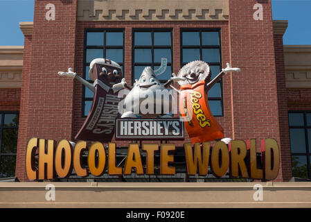 Hershey's Chocolate World Tour in Hershey, PA Stockfoto