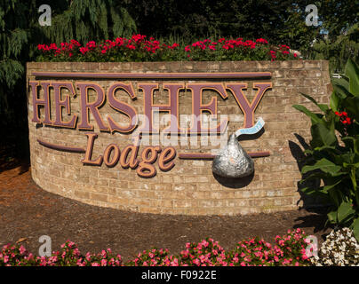 Hershey Lodge Hotel in Hershey, PA Stockfoto