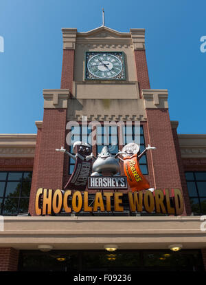 Hershey's Chocolate World Tour in Hershey, PA Stockfoto