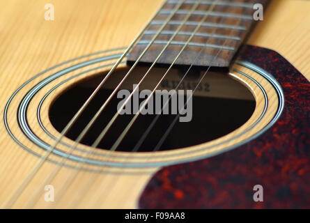 Klassischer Gitarre hautnah Stockfoto