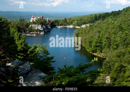 Lake Mohonk - Mohonk Mountain House, New Paltz, Hudson Valley, New York, USA Stockfoto