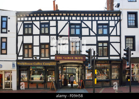 15. Jahrhundert The George Hotel, King Street, Reading, Berkshire, England, Vereinigtes Königreich Stockfoto