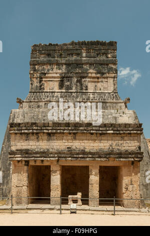 Templo de Los Jaguares, Chichen Itza, Mexiko Stockfoto