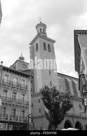 Kirche San Saturnino in Pamplona ist Kirche aus dem 13. Jahrhundert im Herzen von Pamplona Stockfoto