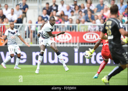 Bordeaux, Frankreich. 9. August 2015. Französischen Liga 1 Fußball Saisonauftakt Brordeaux im Vergleich zu Reims. Cheick DIABATE (Bor) © Action Plus Sport/Alamy Live News Stockfoto