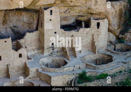 Cliff Palace im Mesa Verde National Park Wohnung Stockfoto