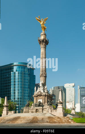 Statue von Angel De La Independencia, Mexico City, Mexiko Stockfoto