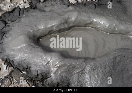 Schlammbecken Vulkane,aka sedimentäre Vulkane, Schlammkuppel, in der Nähe von Shamakhi, Aserbaidschan Stockfoto