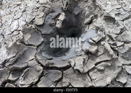 Schlammbecken Vulkane,aka sedimentäre Vulkane, Schlammkuppel, in der Nähe von Shamakhi, Aserbaidschan Stockfoto