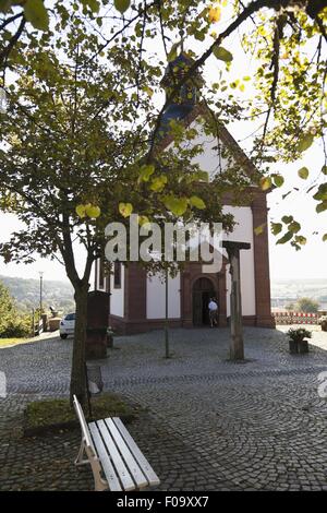 Ansicht der Heilig-Kreuz-Kapelle, Blieskastel, Bliesgau, Saarland, Germany Stockfoto