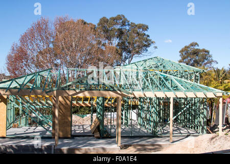 Haus der Holzrahmen im Bau in Sydney, new South Wales, Australien Stockfoto